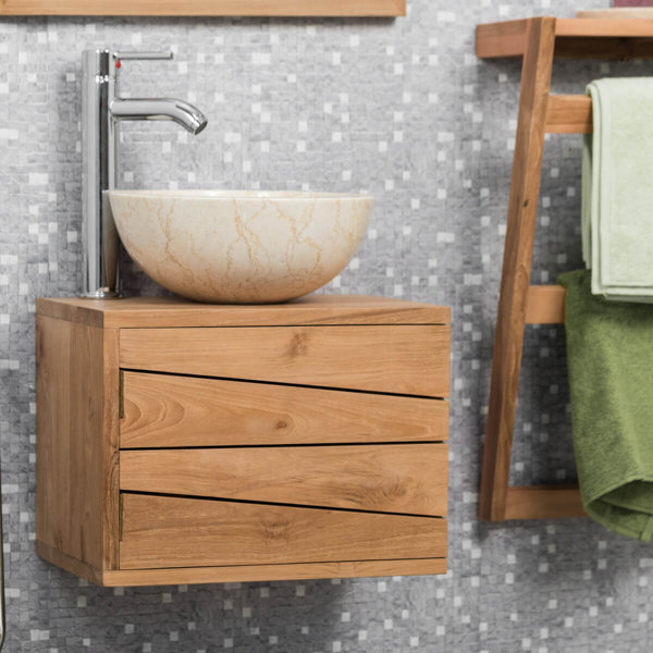 Haus am Meer 40 cm breiter wandmontierter Einzelwaschtisch Gabbert